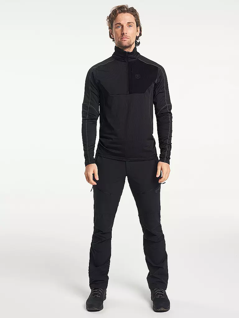 TENSON Herren Ski Unterzieher Txlite Midlayer Half Zip Grau